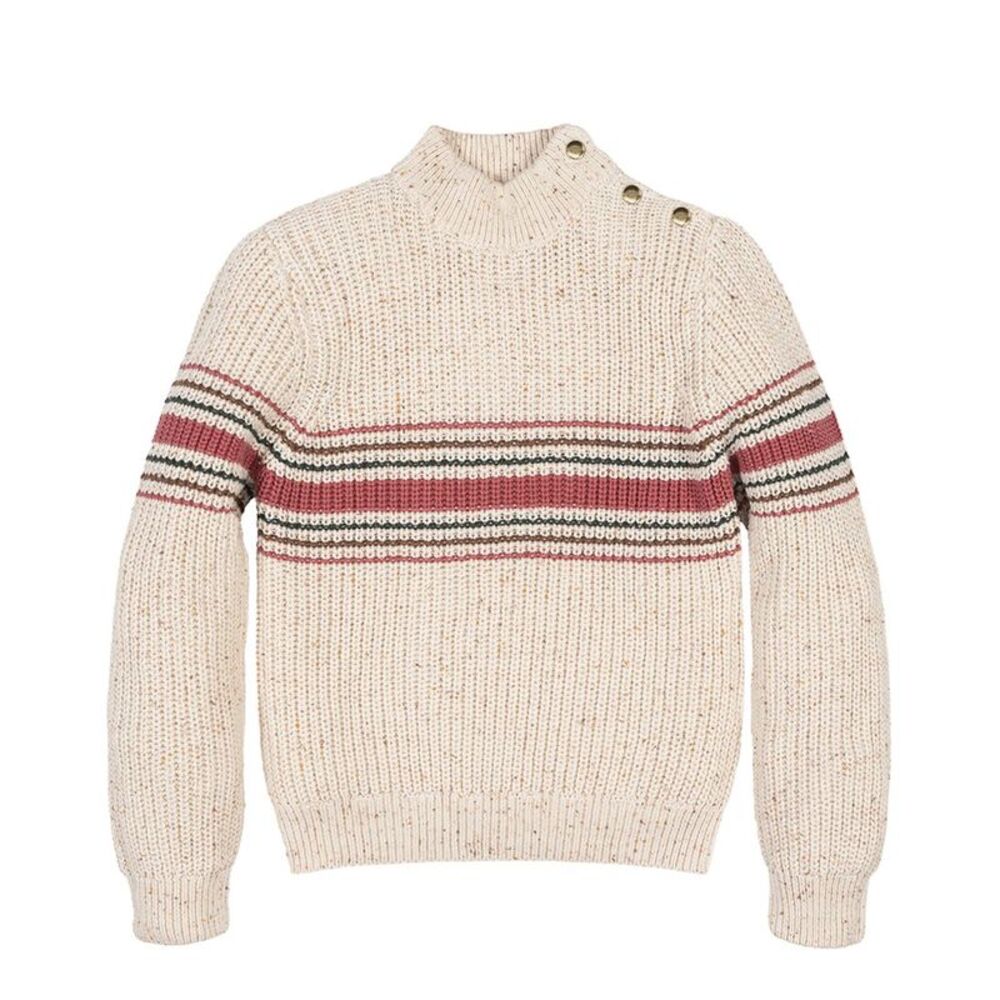 Hope & Henry Girls Organic Mock Neck Sweater